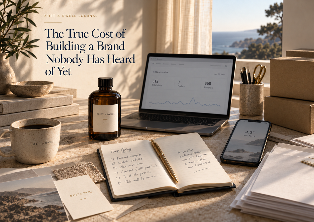 The True Cost of Building a Brand Nobody Has Heard of Yet