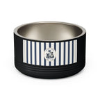 Nautical Stripe Stainless Pet Bowl | Pacific Coast Pet Club | Pacific Coast Edition