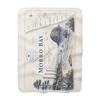 Morro Bay Sherpa Fleece Blanket | Pacific Coast Edition