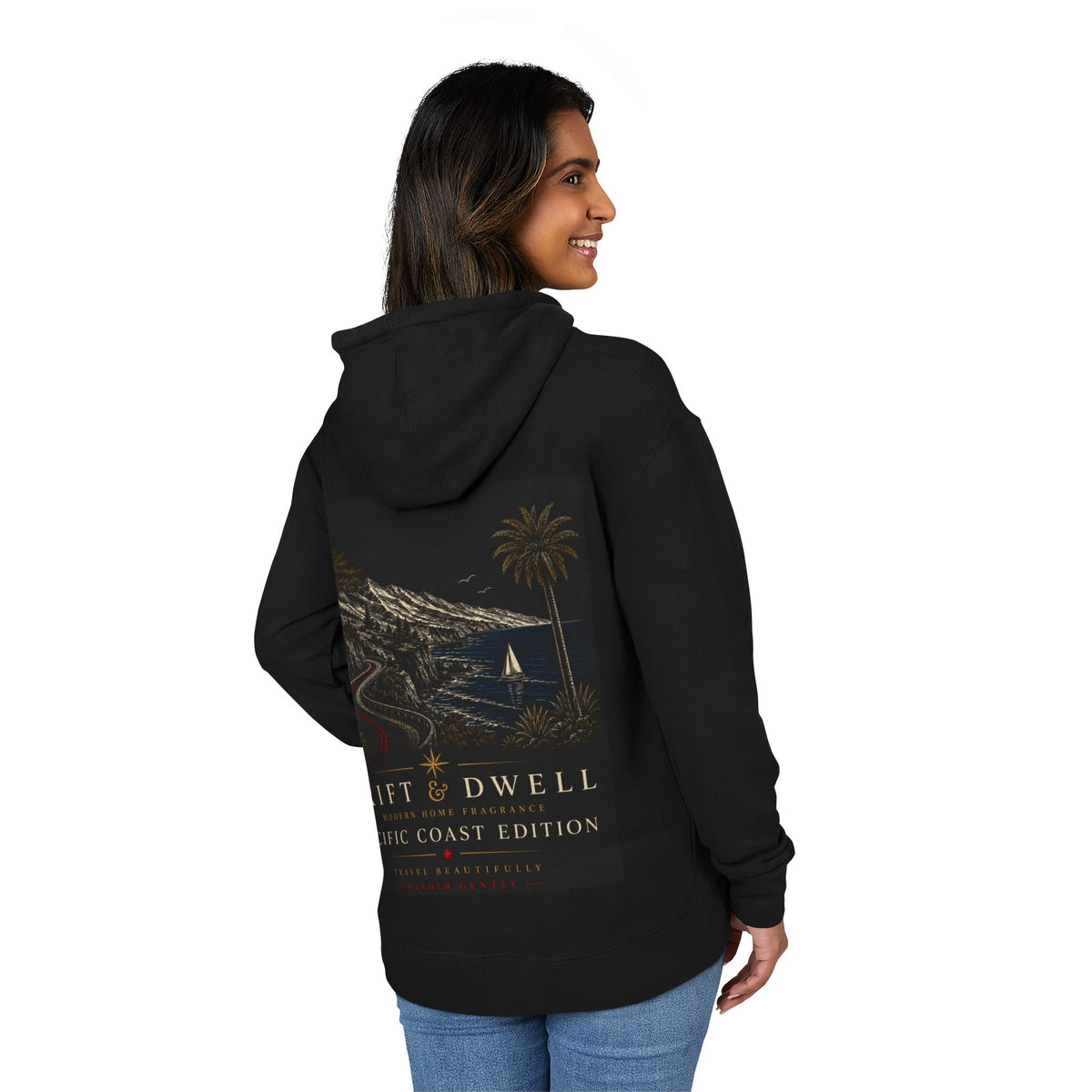 Pacific Coast Drift & Dwell Hoodie | NOIR Collection | Pacific Coast Edition