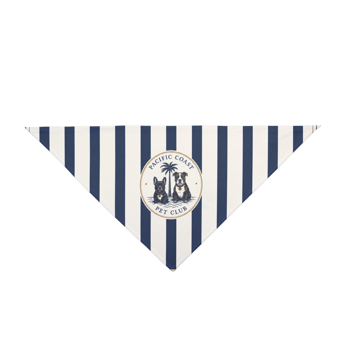 Nautical Stripe Bandana | Pacific Coast Pet Club | Pacific Coast Edition