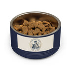 Crested Stainless Steel Dog Bowl | Pacific Coast Pet Club | Pacific Coast Edition