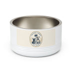 Crested Stainless Steel Dog Bowl | Pacific Coast Pet Club | Pacific Coast Edition