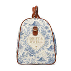 Drift & Dwell Waterproof Travel Duffel | California Toile Collection | Pacific Coast Edition