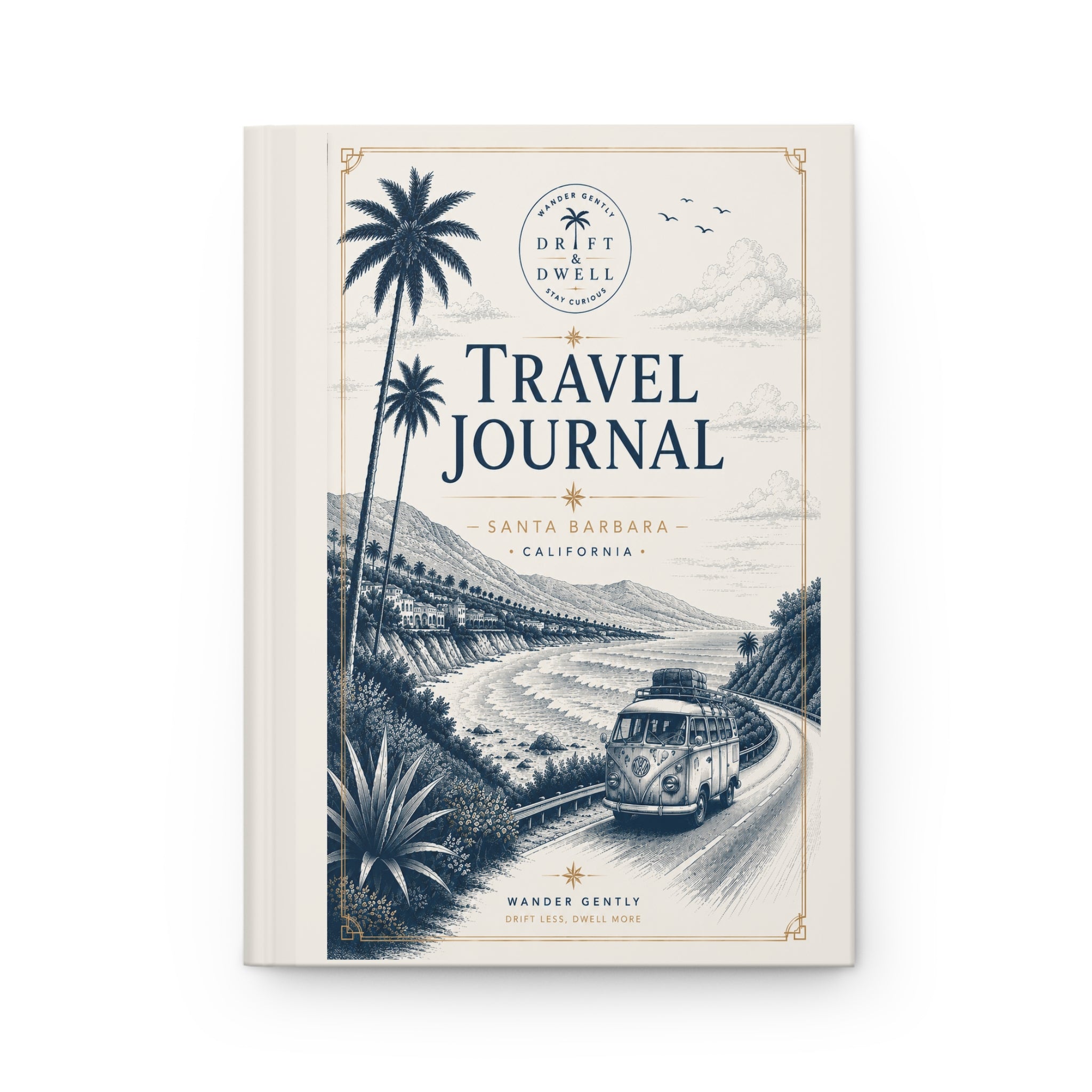 Santa Barbara Hardcover Travel Journal | Pacific Coast Edition