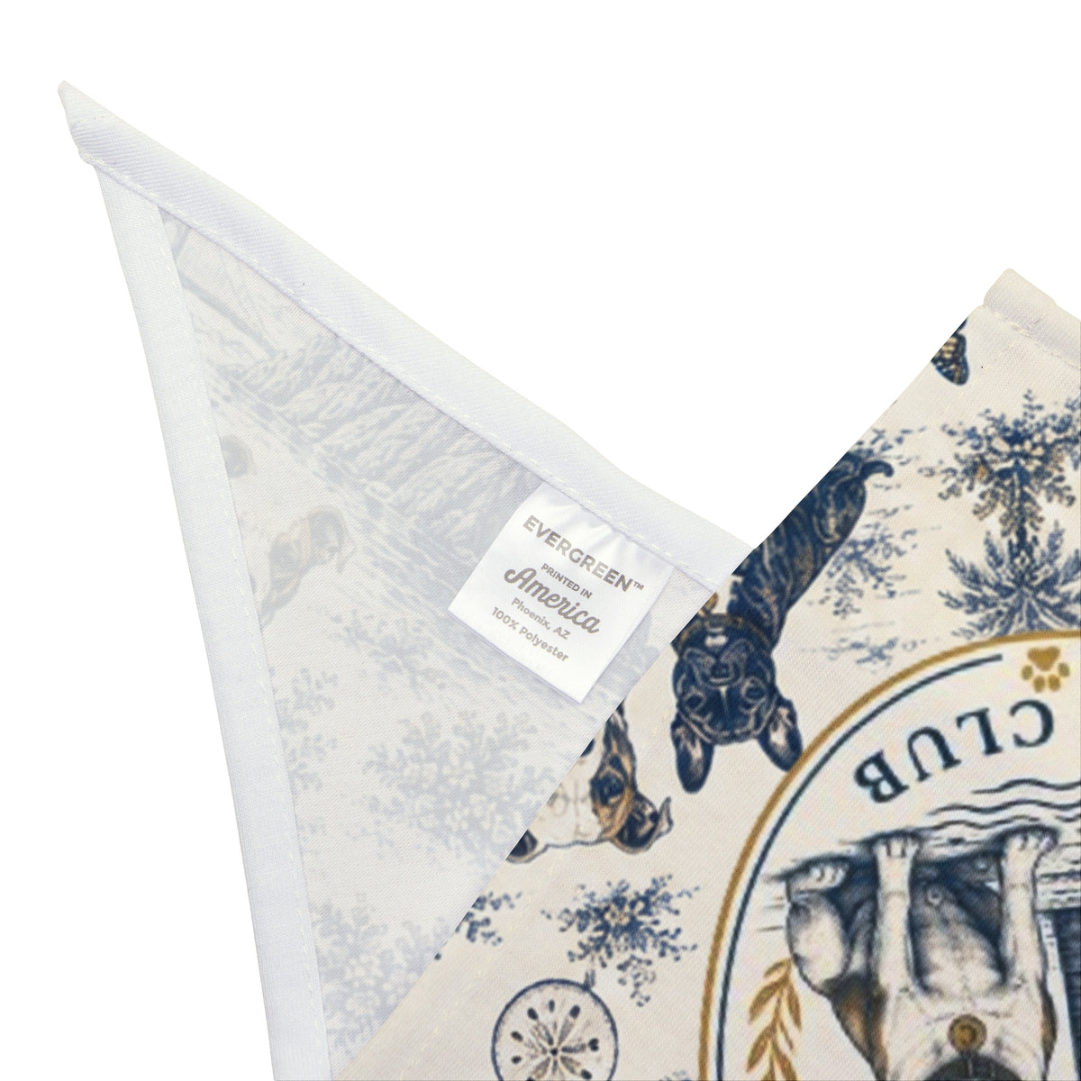 Toile Crest Bandana | Pacific Coast Pet Club | Pacific Coast Edition