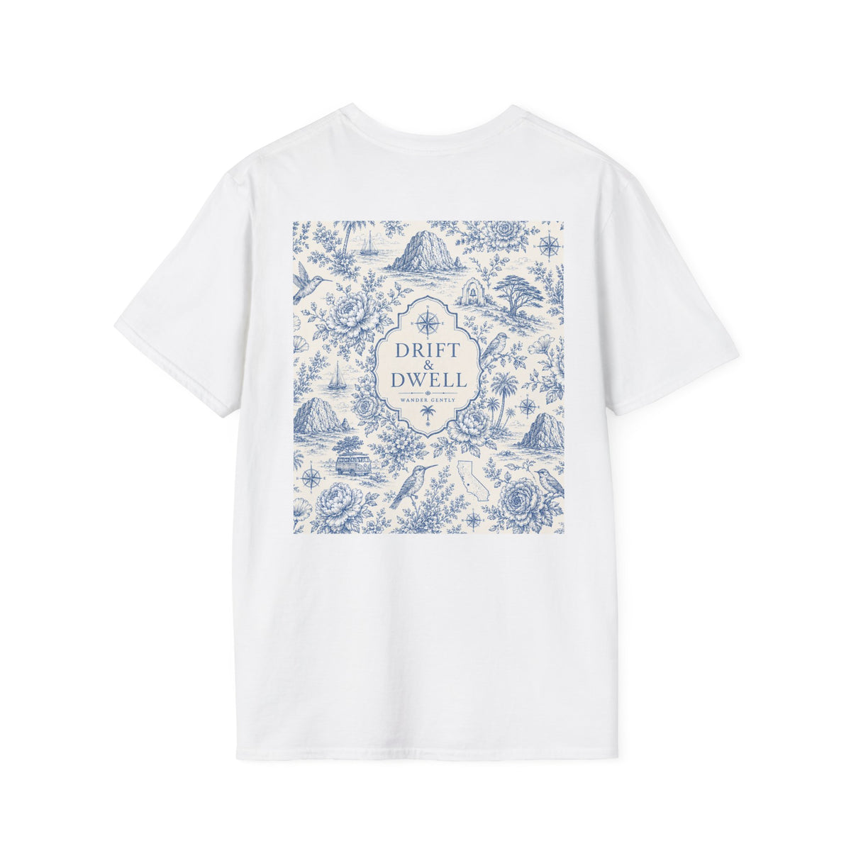 Classic Scenic T-Shirt | California Toile Collection | Pacific Coast Edition