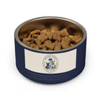 Crested Stainless Steel Dog Bowl | Pacific Coast Pet Club | Pacific Coast Edition