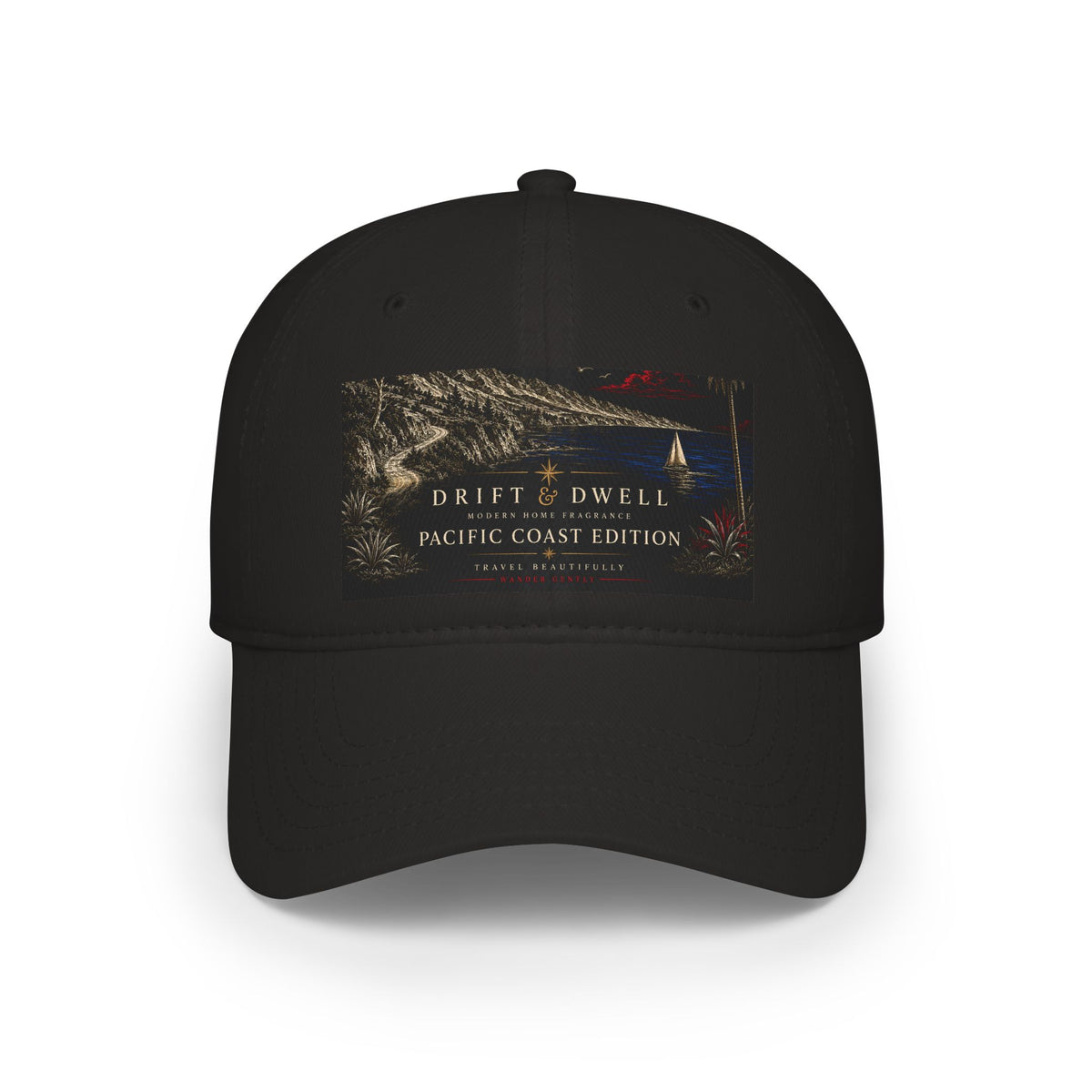 Low Profile Baseball Cap | NOIR Collection | Pacific Coast Edition