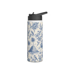 Toile Coastal Water Bottle | California Toile Collection
