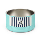 Nautical Stripe Stainless Pet Bowl | Pacific Coast Pet Club | Pacific Coast Edition
