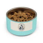 Crested Stainless Steel Dog Bowl | Pacific Coast Pet Club | Pacific Coast Edition