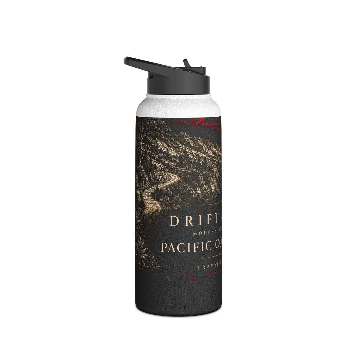 Pacific Coast Edition Stainless Steel Water Bottle | NOIR Collection | Pacific Coast Edition
