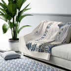 Morro Bay Sherpa Fleece Blanket | Pacific Coast Edition