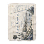 Santa Barbara Sherpa Fleece Blanket | Pacific Coast Edition