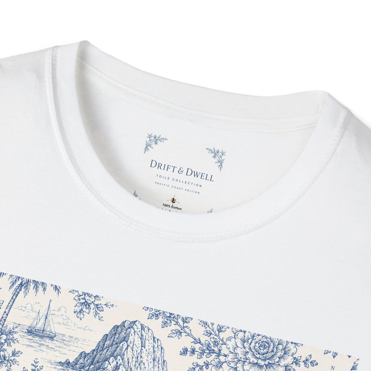 Classic Scenic T-Shirt | California Toile Collection | Pacific Coast Edition