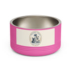 Crested Stainless Steel Dog Bowl | Pacific Coast Pet Club | Pacific Coast Edition