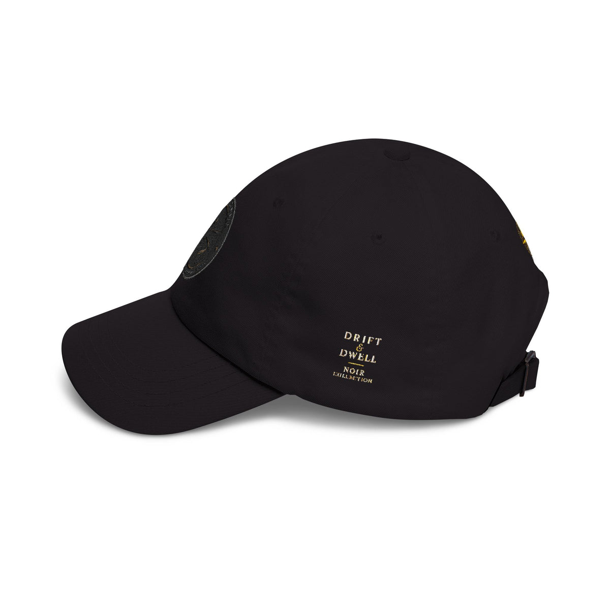 Embroidered Compass Dad Cap | NOIR Collection | Pacific Coast Edition