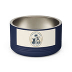 Crested Stainless Steel Dog Bowl | Pacific Coast Pet Club | Pacific Coast Edition