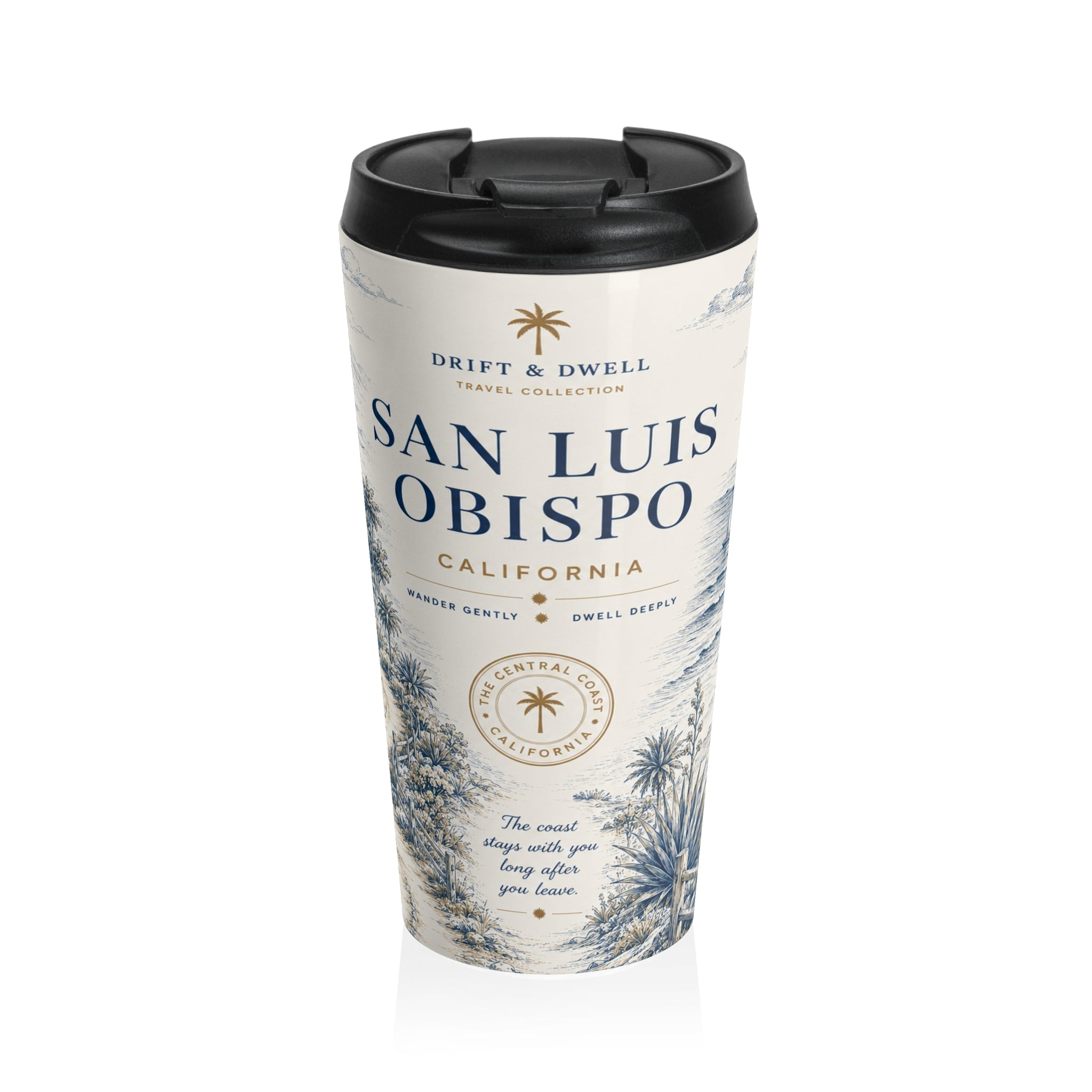 San Luis Obispo Stainless Steel Travel Mug | Pacific Coast Edition