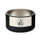 Crested Stainless Steel Dog Bowl | Pacific Coast Pet Club | Pacific Coast Edition