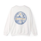 Drift & Dwell Crewneck Sweatshirt | California Toile Collection | Pacific Coast Edition