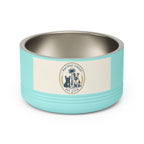 Crested Stainless Steel Dog Bowl | Pacific Coast Pet Club | Pacific Coast Edition