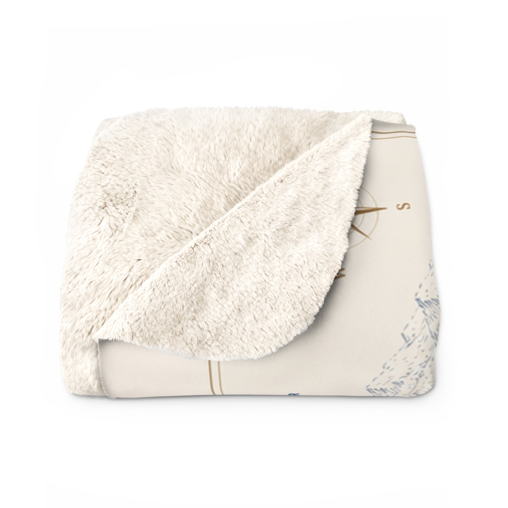 Santa Barbara Sherpa Fleece Blanket | Pacific Coast Edition