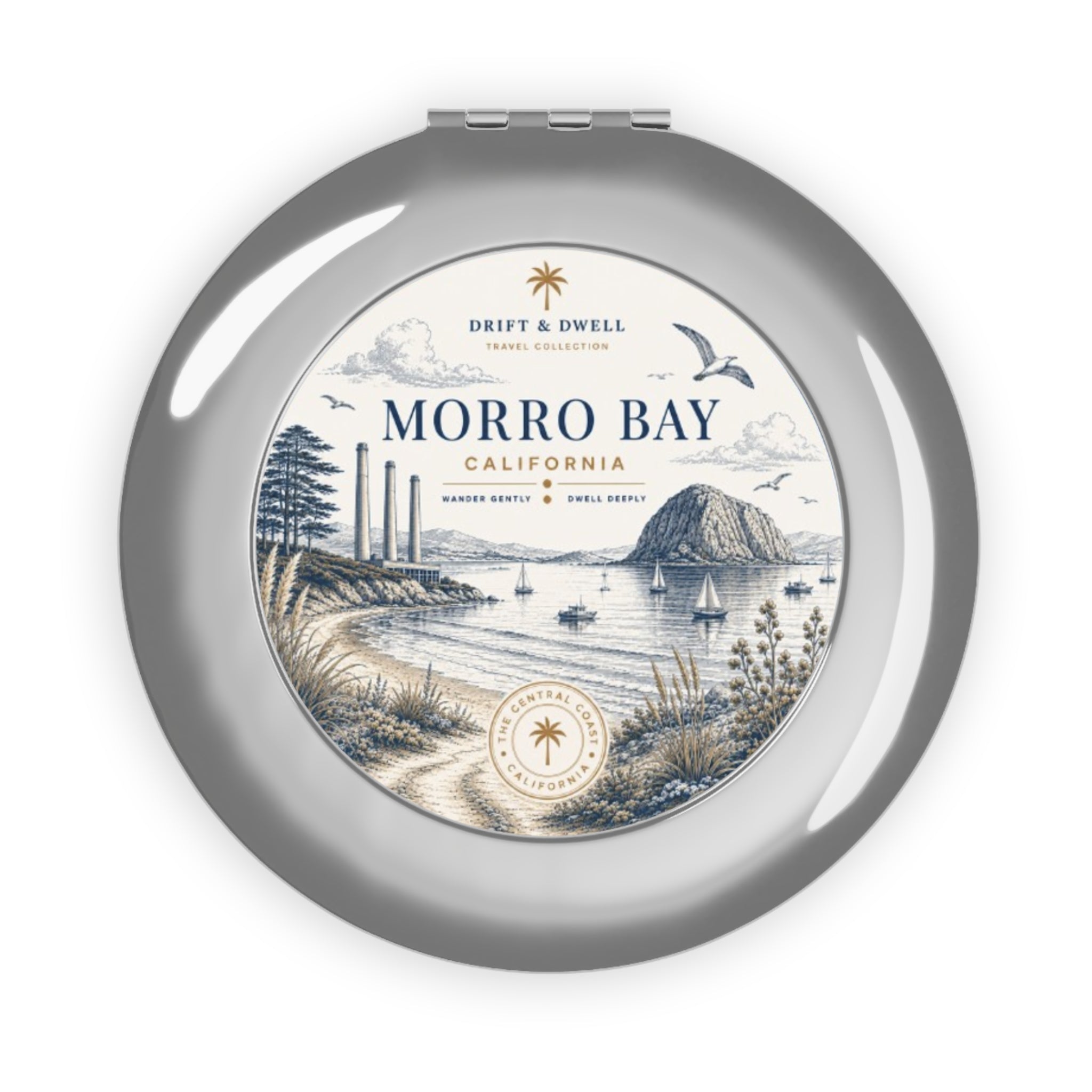Morro Bay Compact Travel Mirror