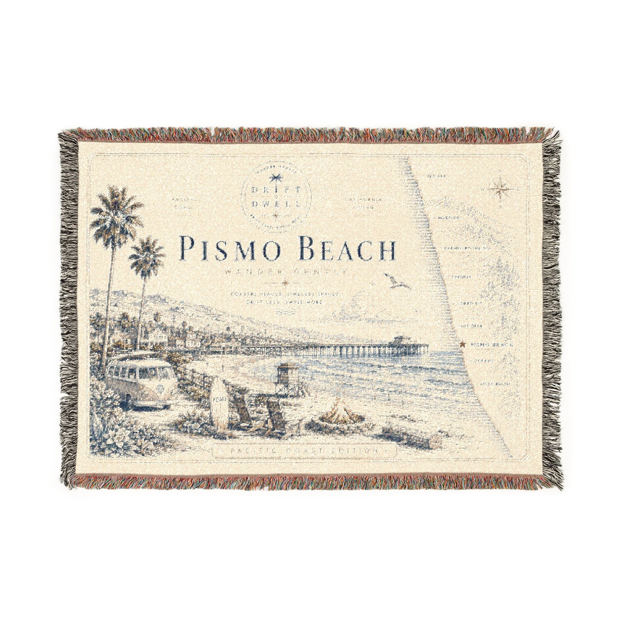 Pismo Beach Woven Blanket | Pacific Coast Edition