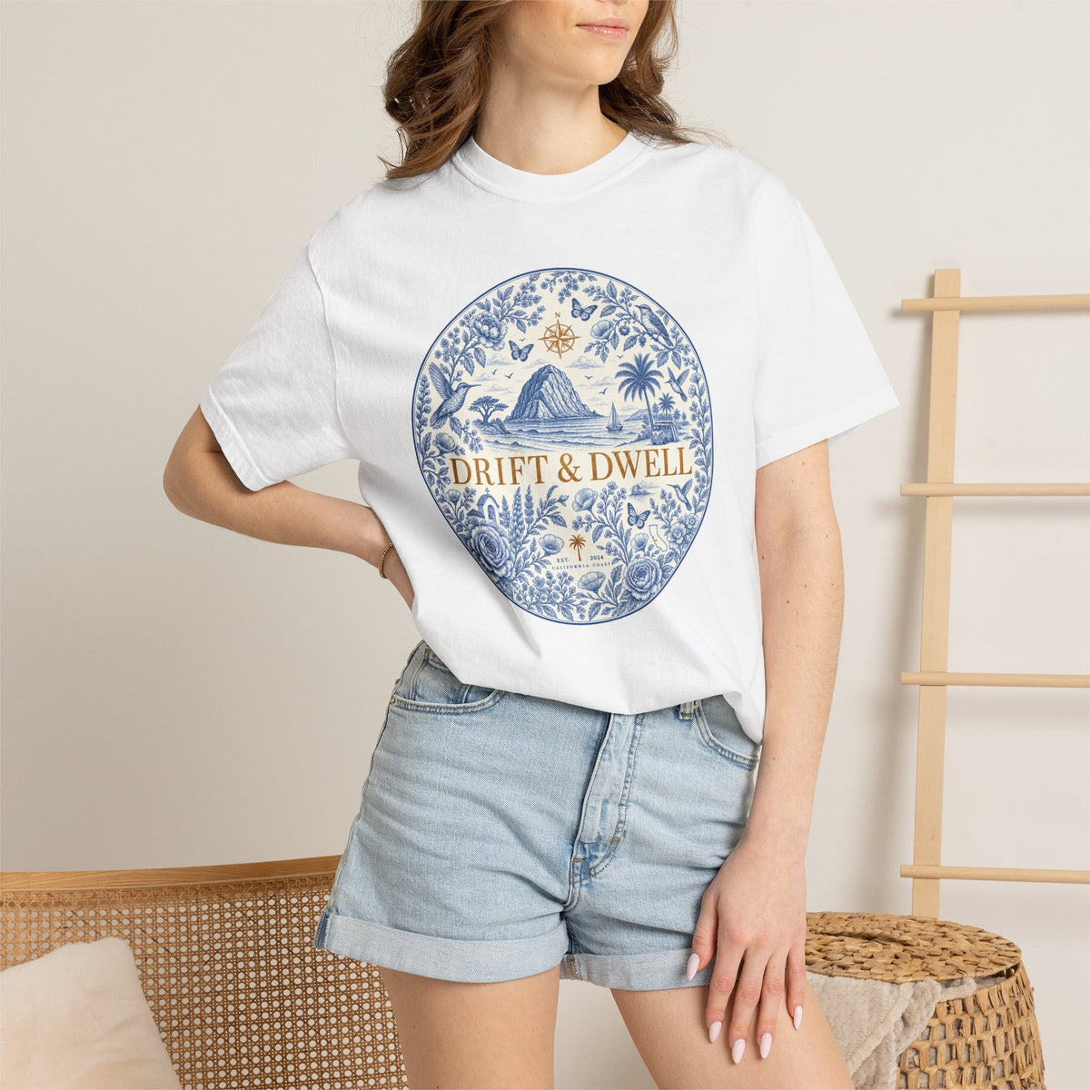 Unisex T- Shirt | California Toile Collection | Pacific Coast Edition