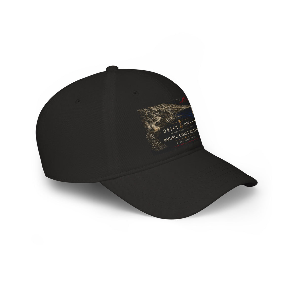 Low Profile Baseball Cap | NOIR Collection | Pacific Coast Edition