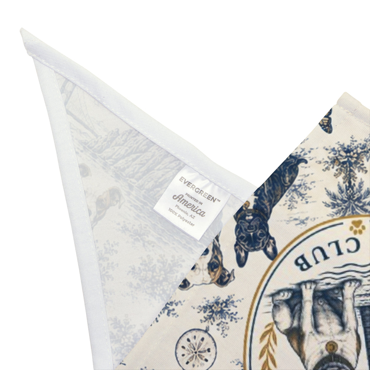 Toile Crest Bandana | Pacific Coast Pet Club | Pacific Coast Edition
