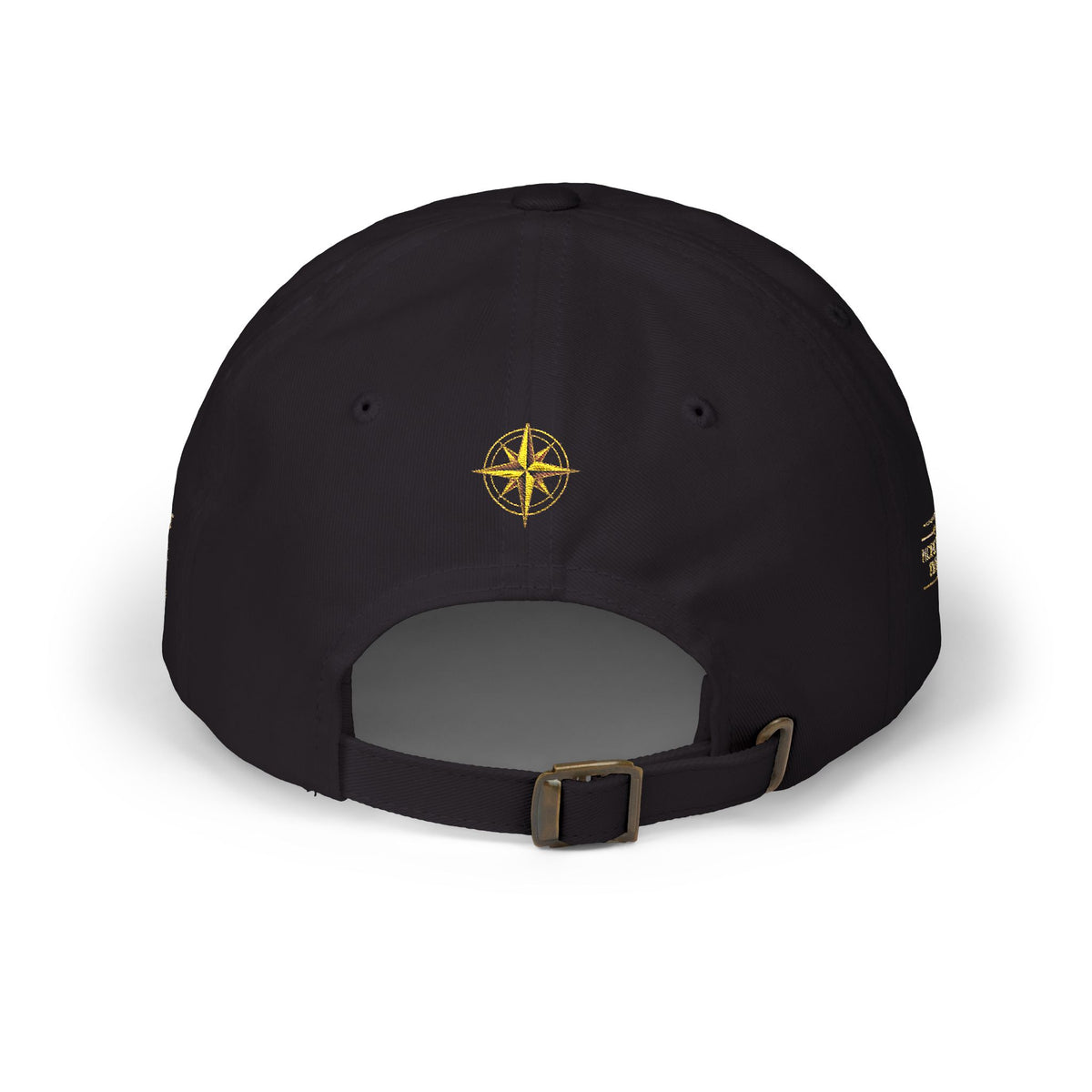 Embroidered Compass Dad Cap | NOIR Collection | Pacific Coast Edition