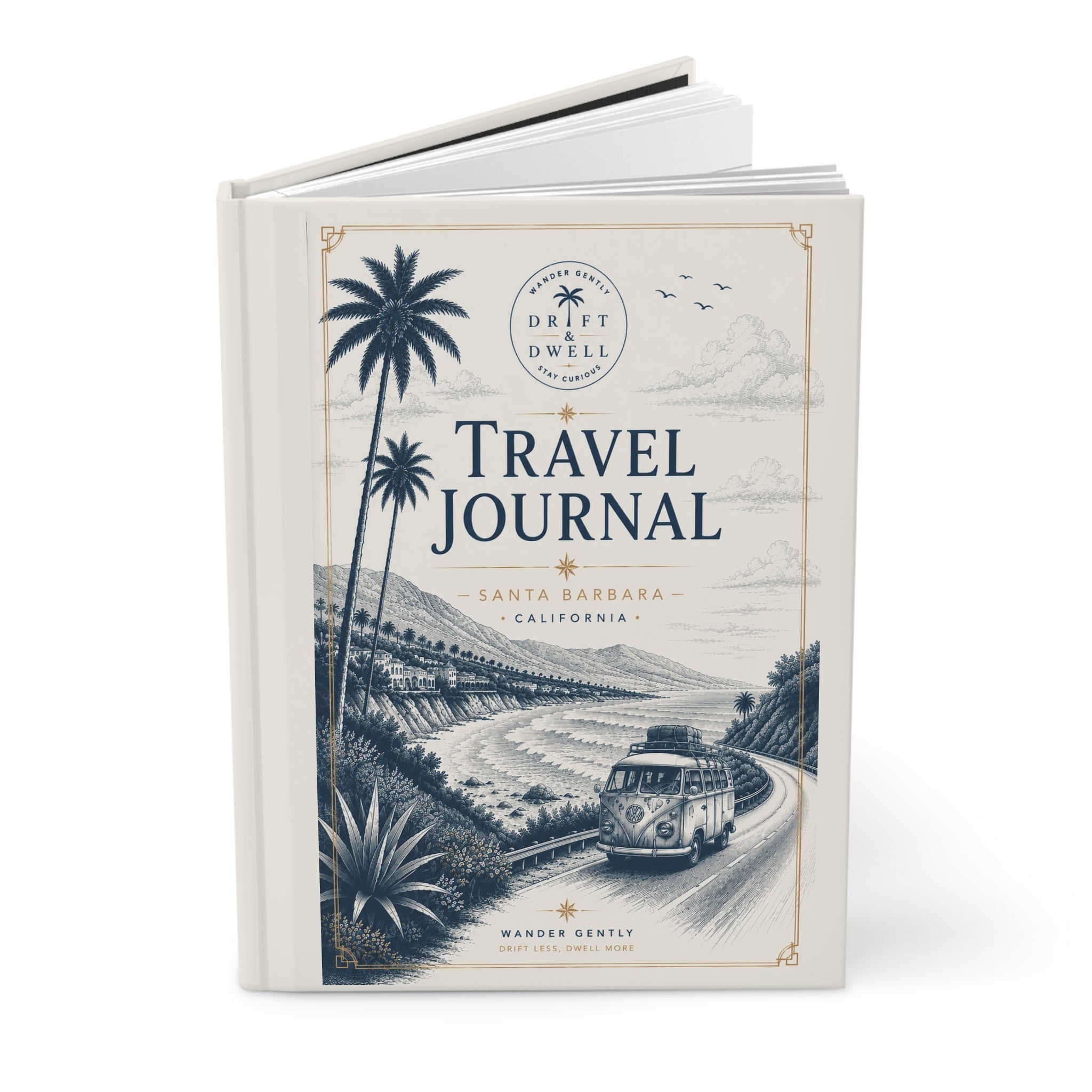 Santa Barbara Hardcover Travel Journal | Pacific Coast Edition