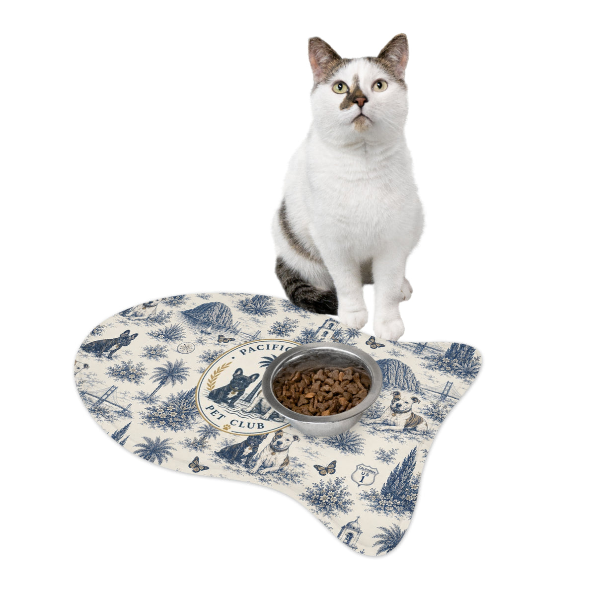Pet Feeding Mat | Pacific Coast Pet Club | Pacific Coast Edition