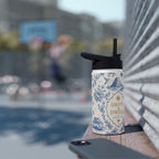 Toile Coastal Water Bottle | California Toile Collection