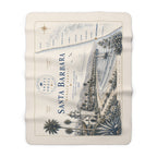 Santa Barbara Sherpa Fleece Blanket | Pacific Coast Edition