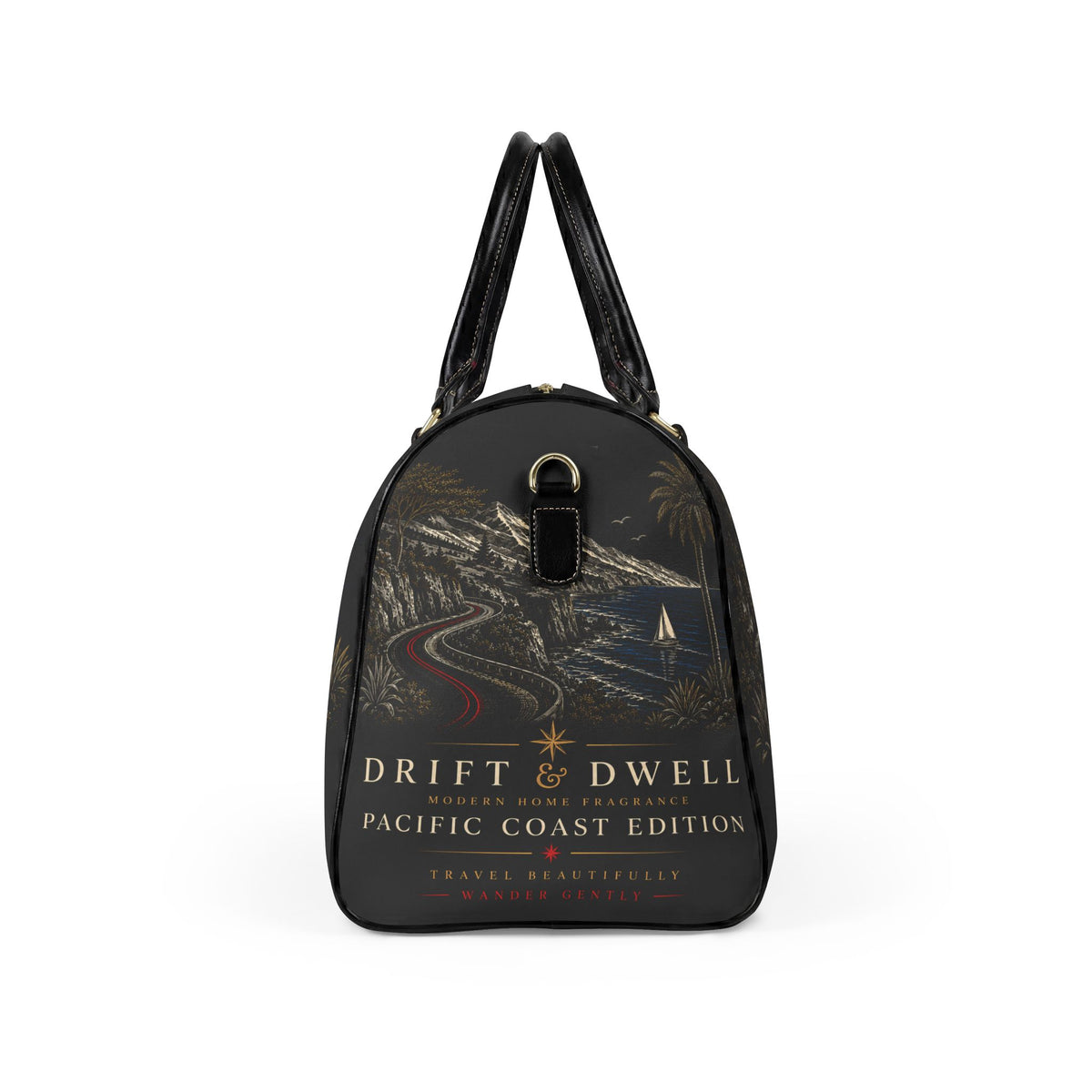 Faux Leather Weekender | NOIR Collection | Pacific Coast Edition