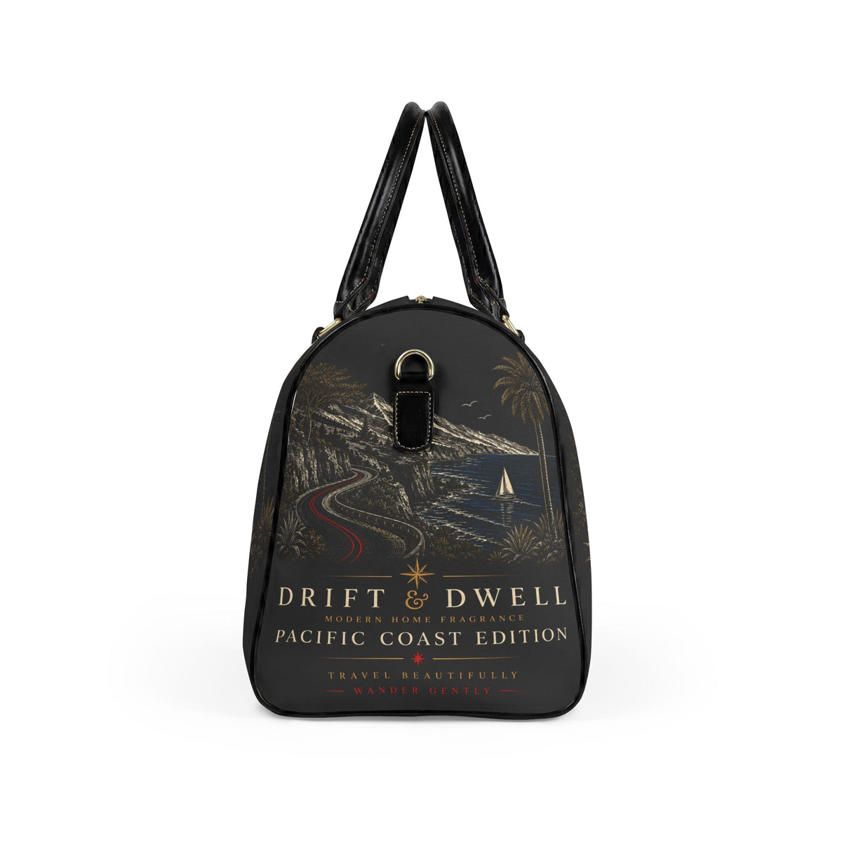 Faux Leather Weekender | NOIR Collection | Pacific Coast Edition