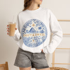 Drift & Dwell Crewneck Sweatshirt | California Toile Collection | Pacific Coast Edition
