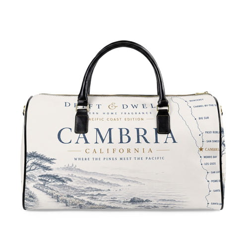 Cambria California Faux Leather Travel Bag | Pacific Coast Edition