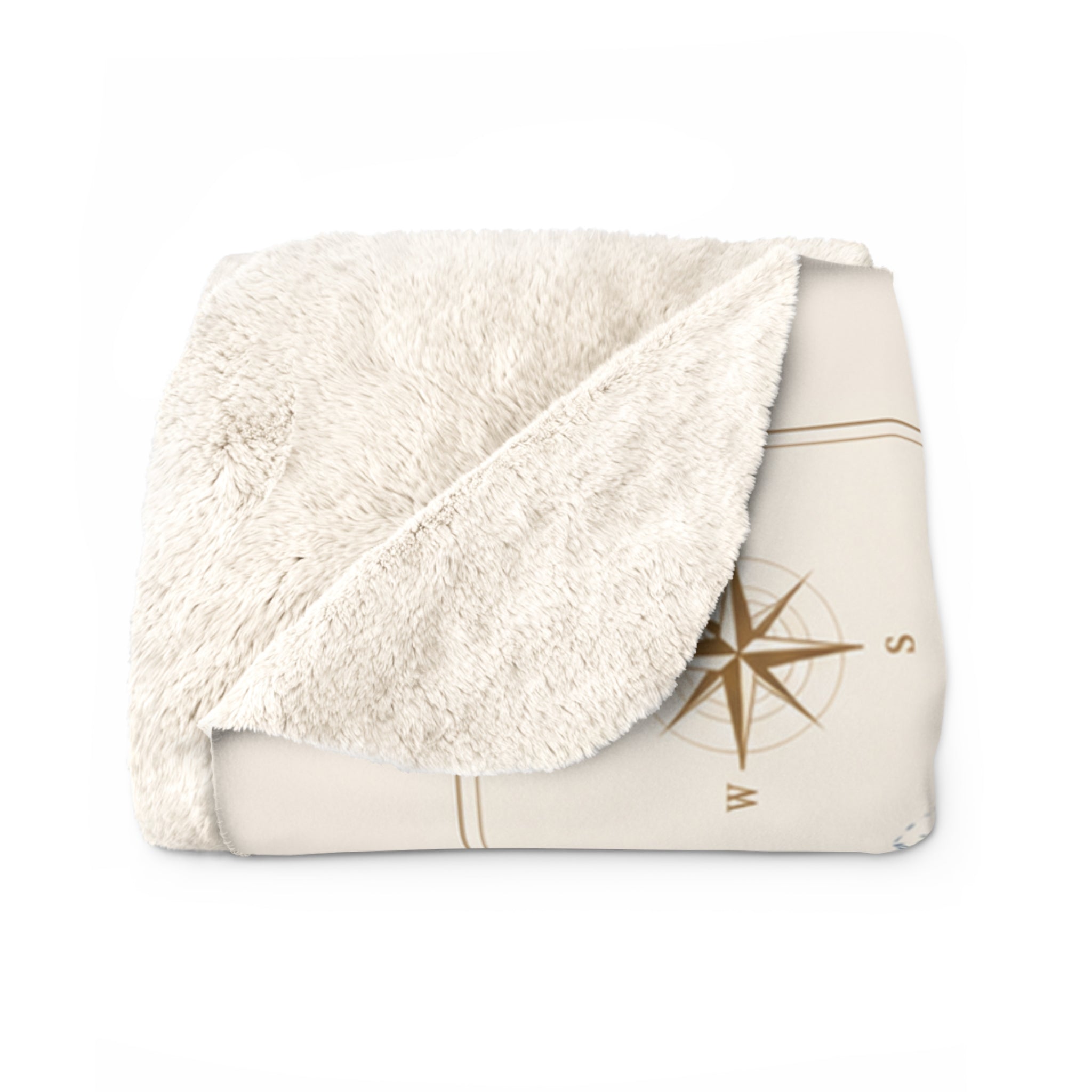 Santa Barbara Sherpa Fleece Blanket | Pacific Coast Edition