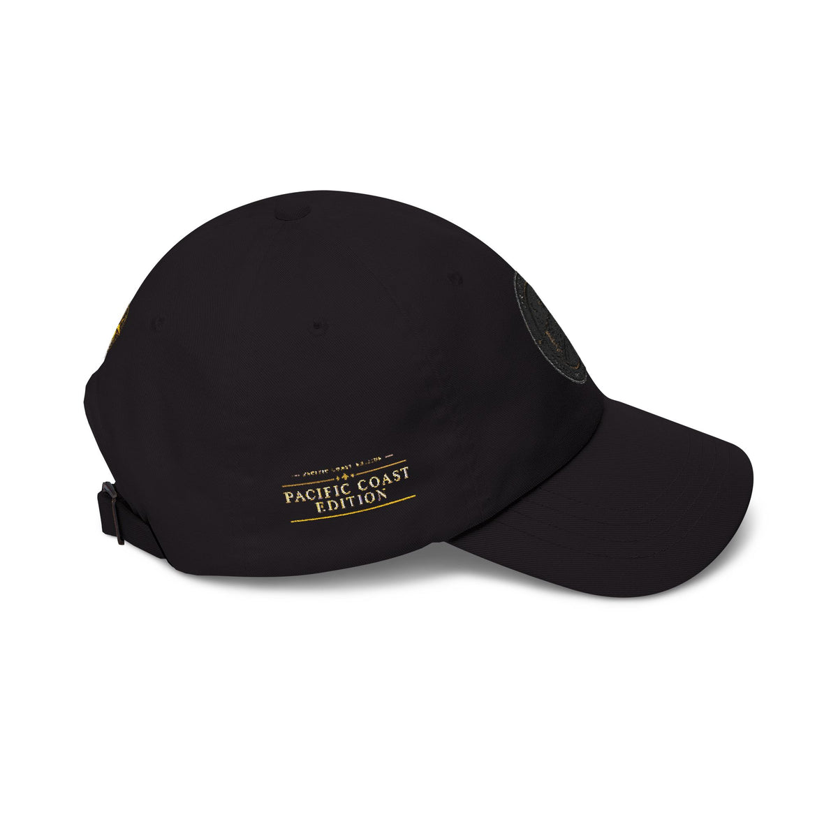 Embroidered Compass Dad Cap | NOIR Collection | Pacific Coast Edition