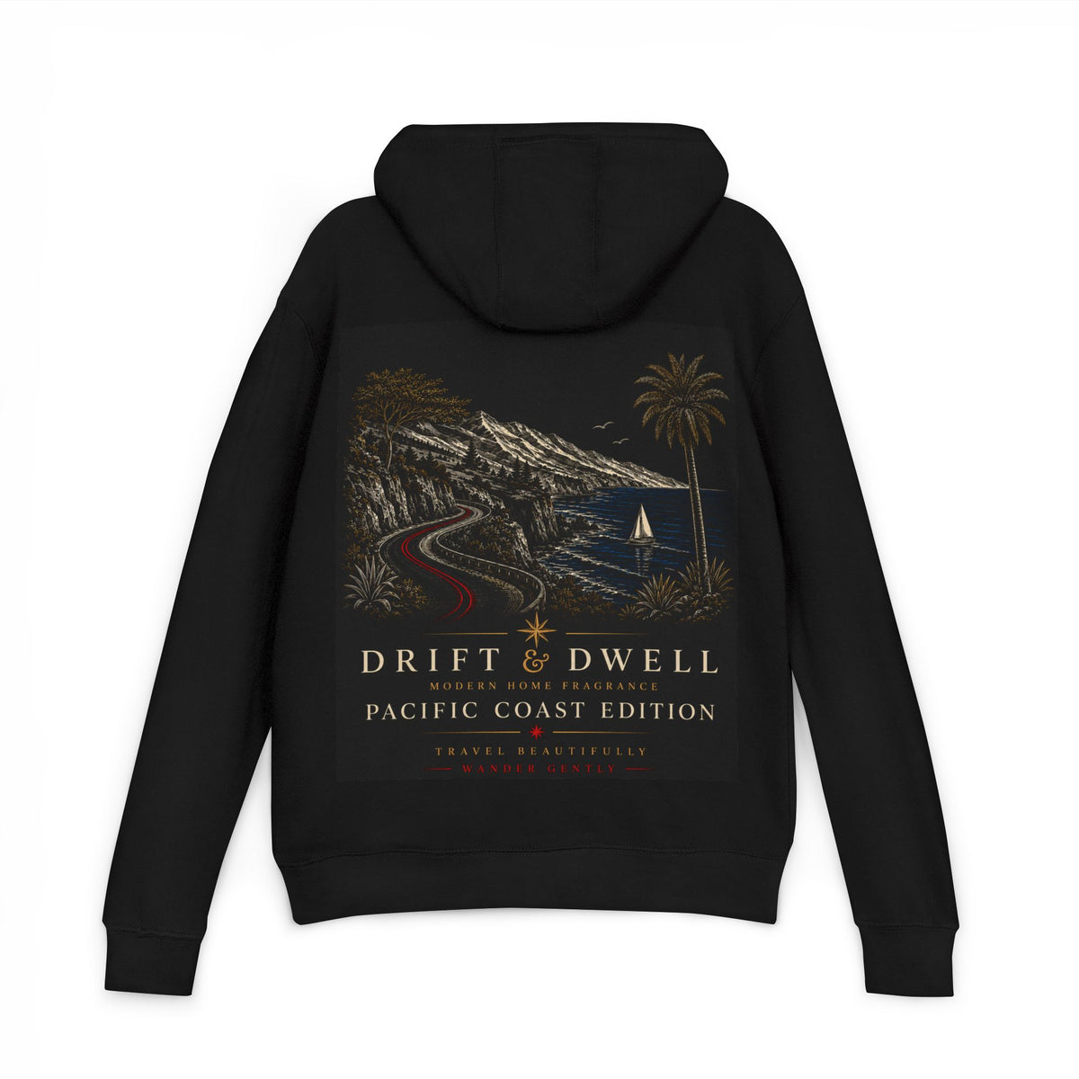 Pacific Coast Drift & Dwell Hoodie | NOIR Collection | Pacific Coast Edition