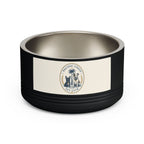 Crested Stainless Steel Dog Bowl | Pacific Coast Pet Club | Pacific Coast Edition
