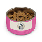 Crested Stainless Steel Dog Bowl | Pacific Coast Pet Club | Pacific Coast Edition