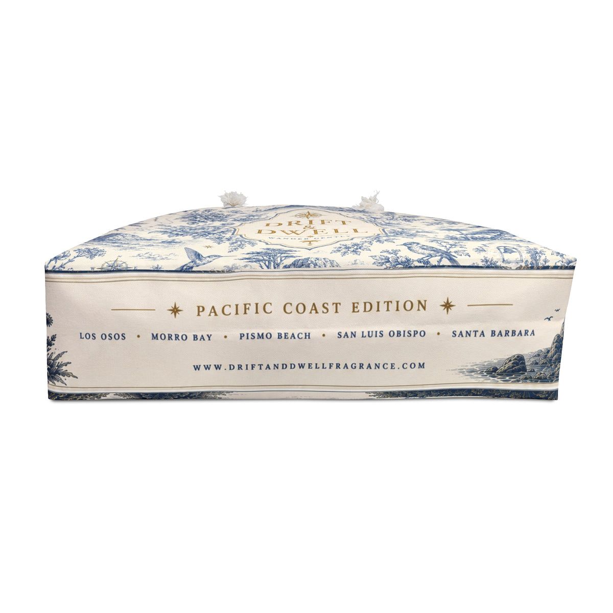 California Vintage Map Weekender Bag | California Toile Collection | Pacific Coast Edition