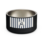 Nautical Stripe Stainless Pet Bowl | Pacific Coast Pet Club | Pacific Coast Edition