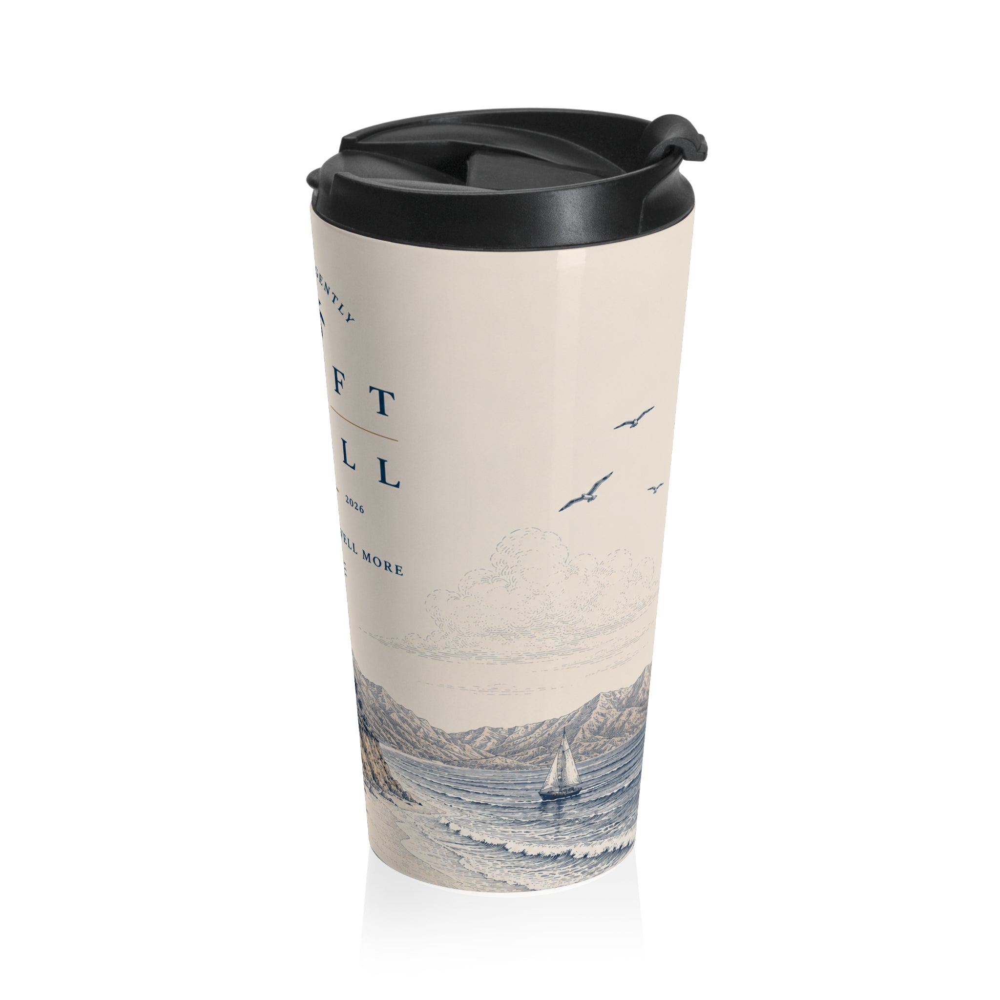 Drift & Dwell Stainless Steel Travel Mug